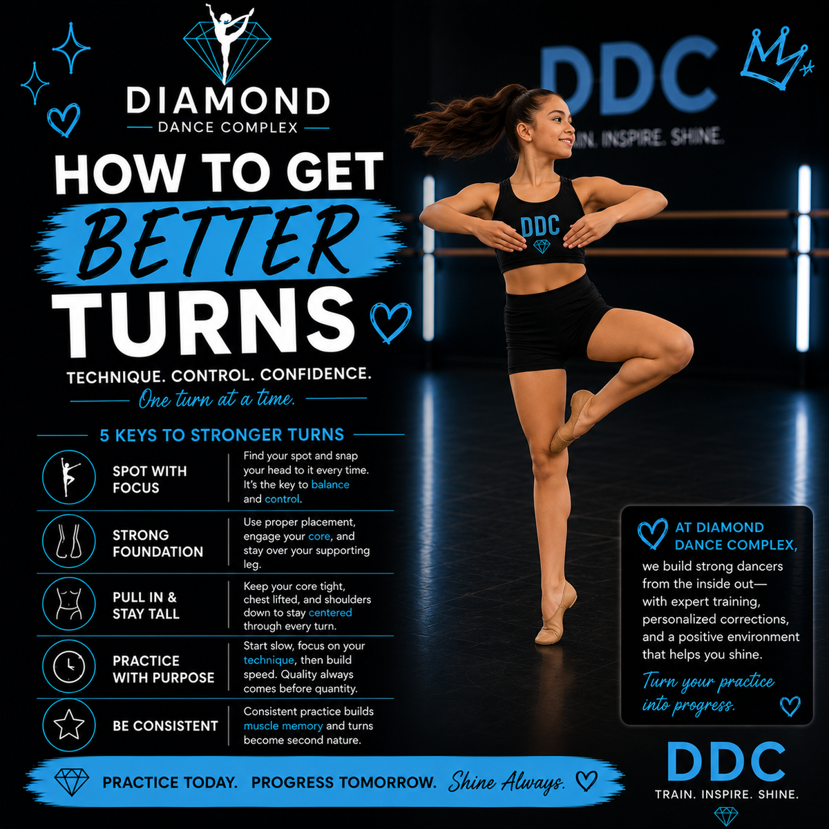 How to Get Better Turns | Diamond Dance Complex