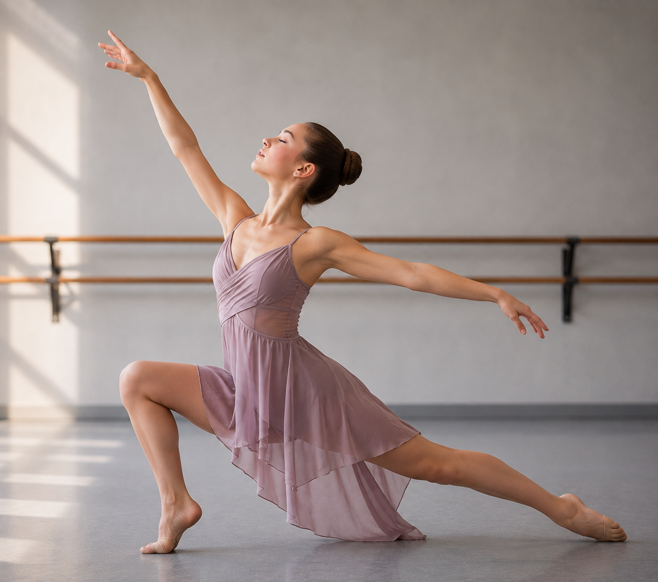 Dancer performing lyrical choreography at Diamond Dance Complex in Pembroke Pines